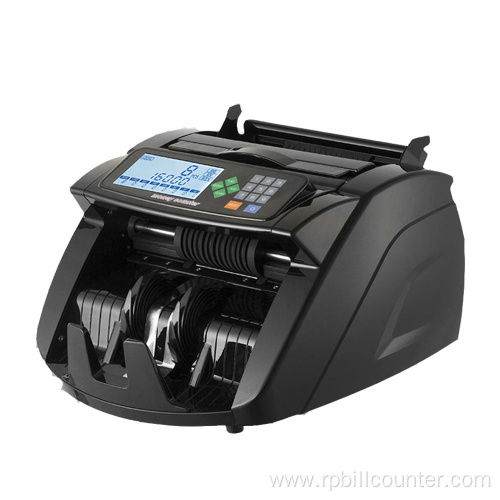 Bill Counter Double Color Sensors Currency Counting Machine